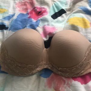 Nude Victoria Secret strapless bra